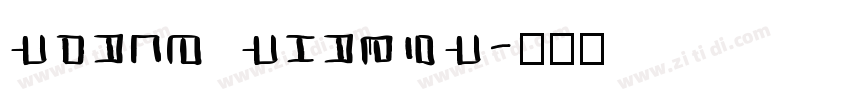 space shards字体转换